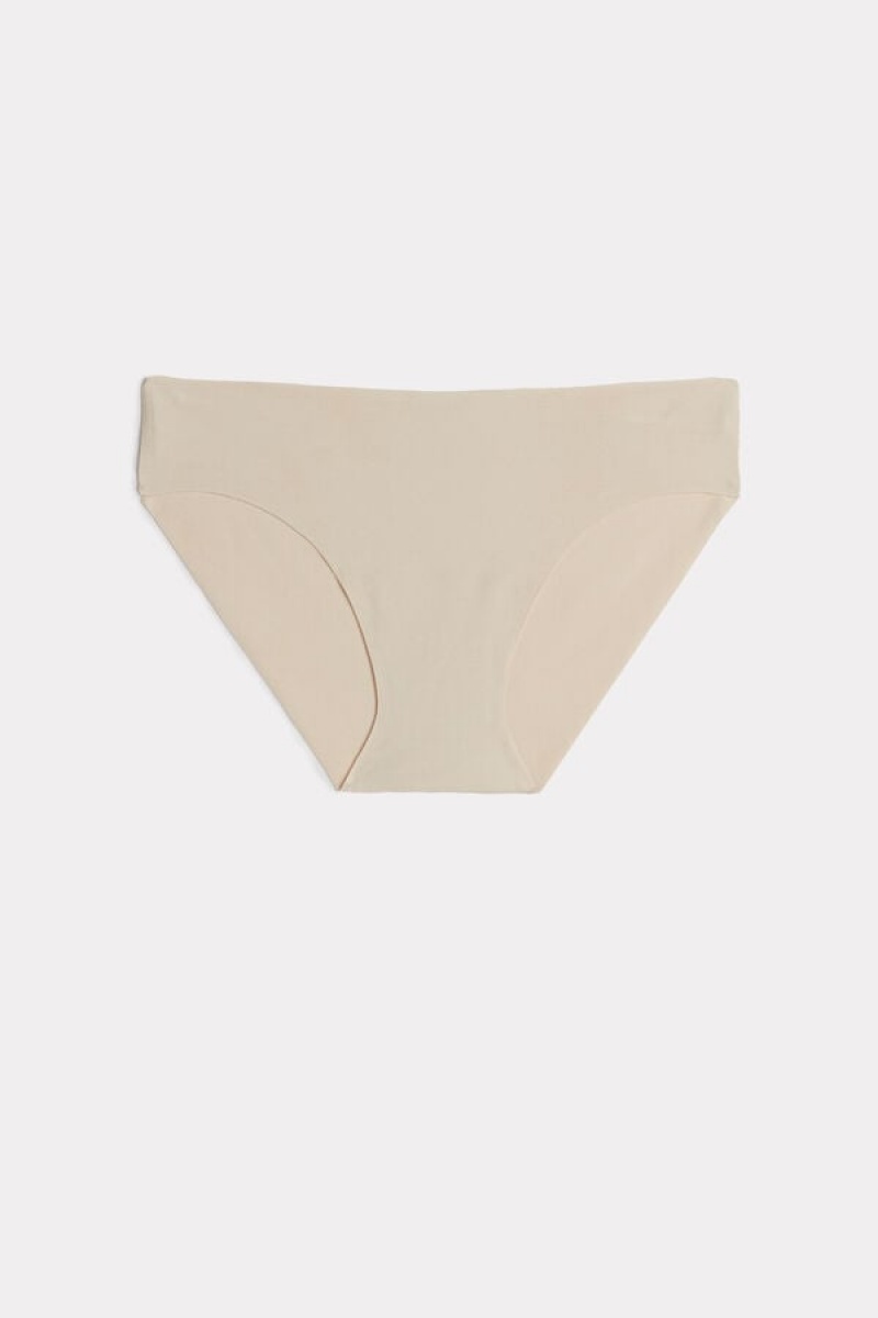 Intimissimi Seamless Supima® Cotton Panties Bež | SN-ITMSM57525