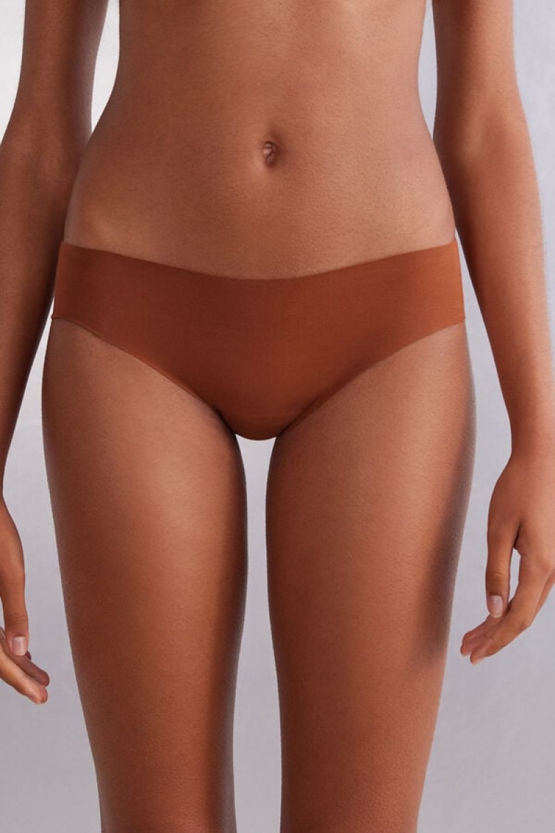 Intimissimi Seamless Supima® Cotton Panties Narančaste | SN-ITMSM57591