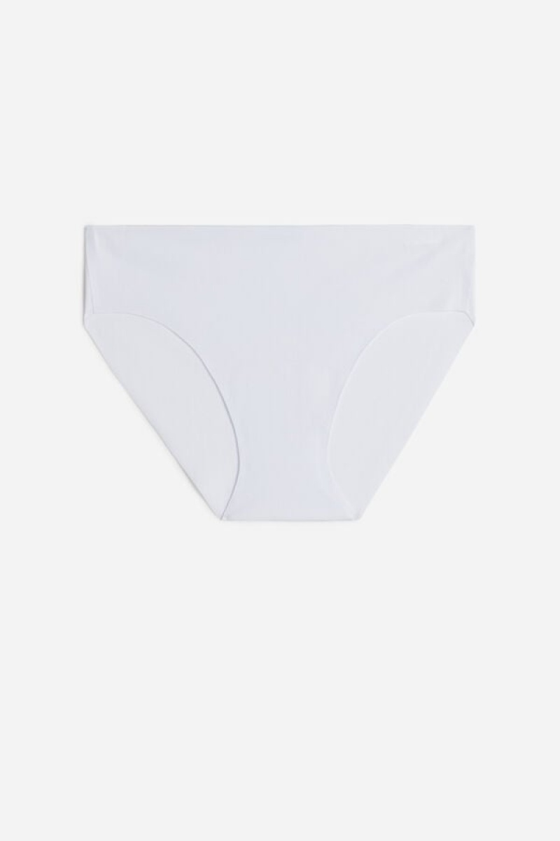 Intimissimi Seamless Supima® Cotton Panties Bijele | SN-ITMSM57650