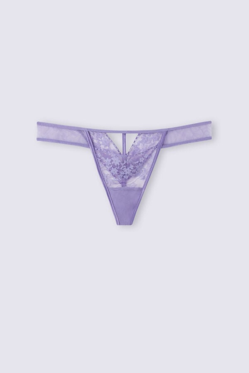 Intimissimi Secret Party Thong Ljubičaste | SN-ITMSM57757