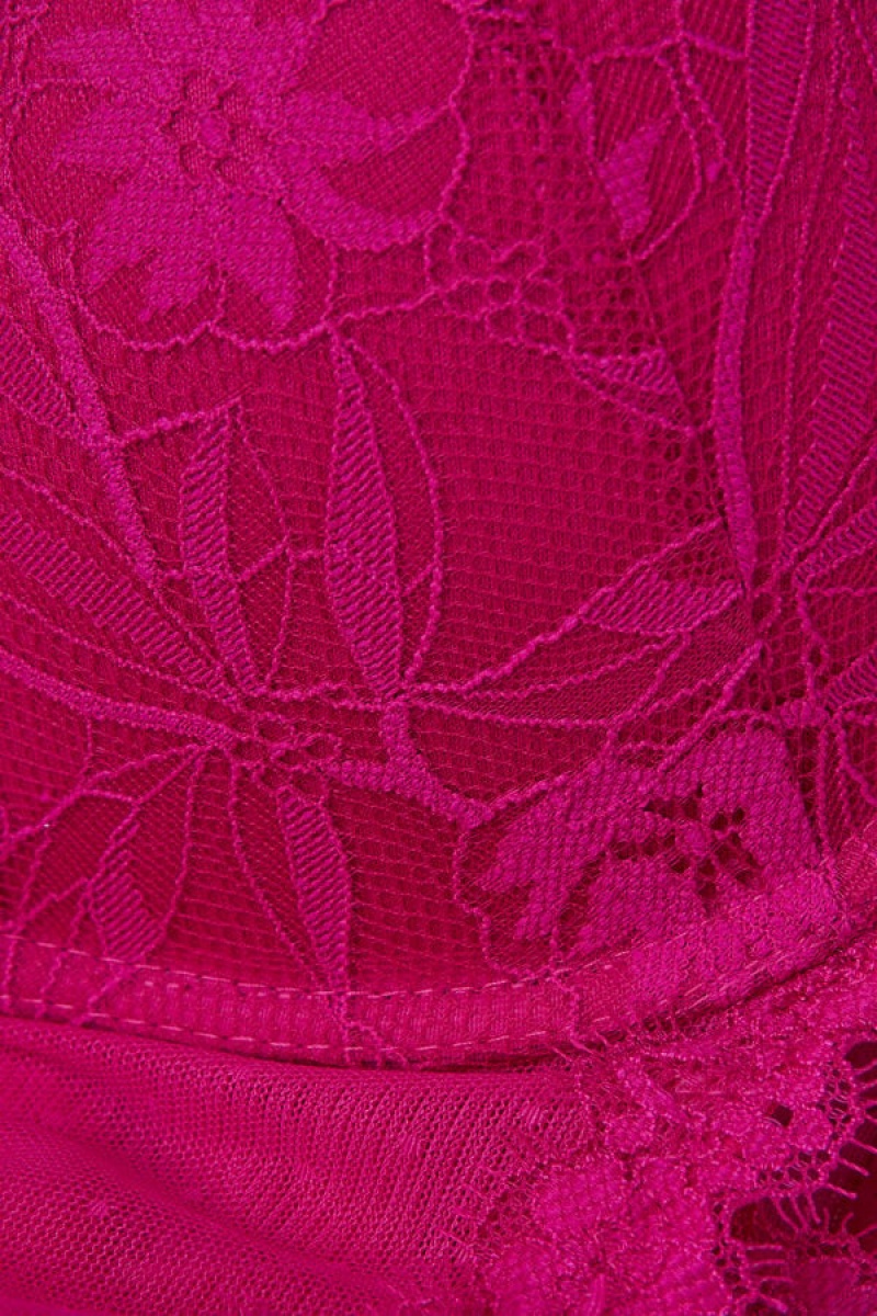 Intimissimi Sensual Flowers Elettra Super Push-up Bra Roze | SN-ITMSM56788