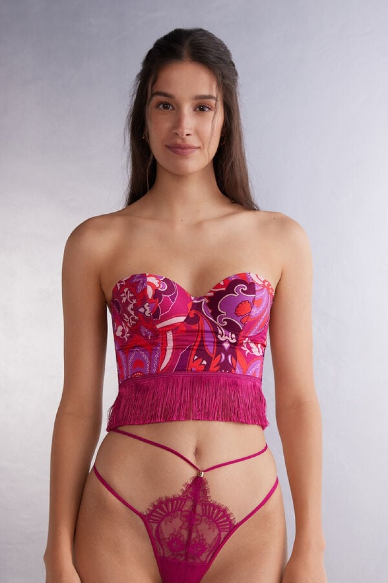 Intimissimi Sensual Flowers Giada Structu Top Roze | SN-ITMSM57852