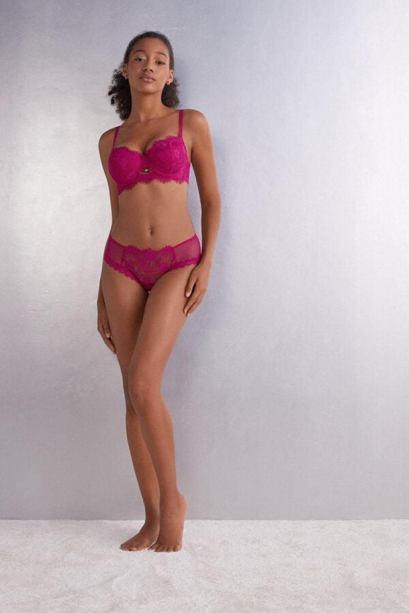 Intimissimi Sensual Flowers Hipster Brazilian Roze | SN-ITMSM57695