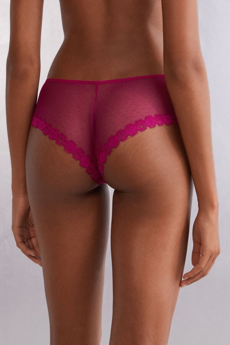 Intimissimi Sensual Flowers Hipster Brazilian Roze | SN-ITMSM57695