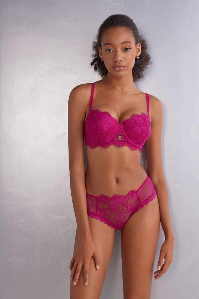 Intimissimi Sensual Flowers Sofia Balconette Bra Roze | SN-ITMSM56560