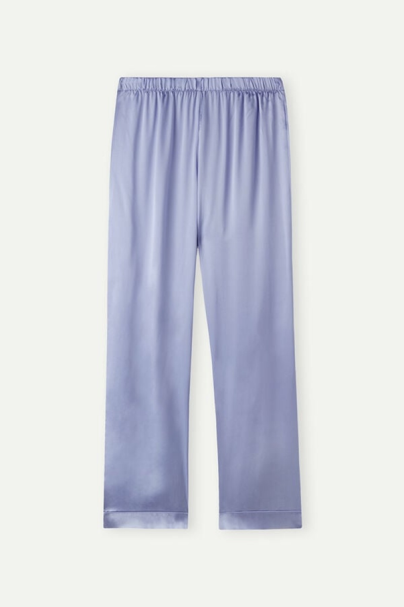 Intimissimi Silk Satin Pajama Pants Ljubičaste | SN-ITMSM58247