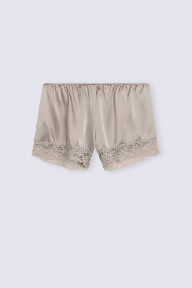 Intimissimi Silk Shorts Bež | SN-ITMSM58320