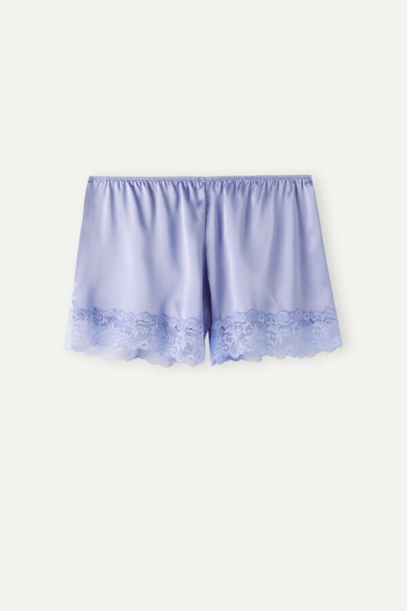 Intimissimi Silk Shorts Ljubičaste | SN-ITMSM58338