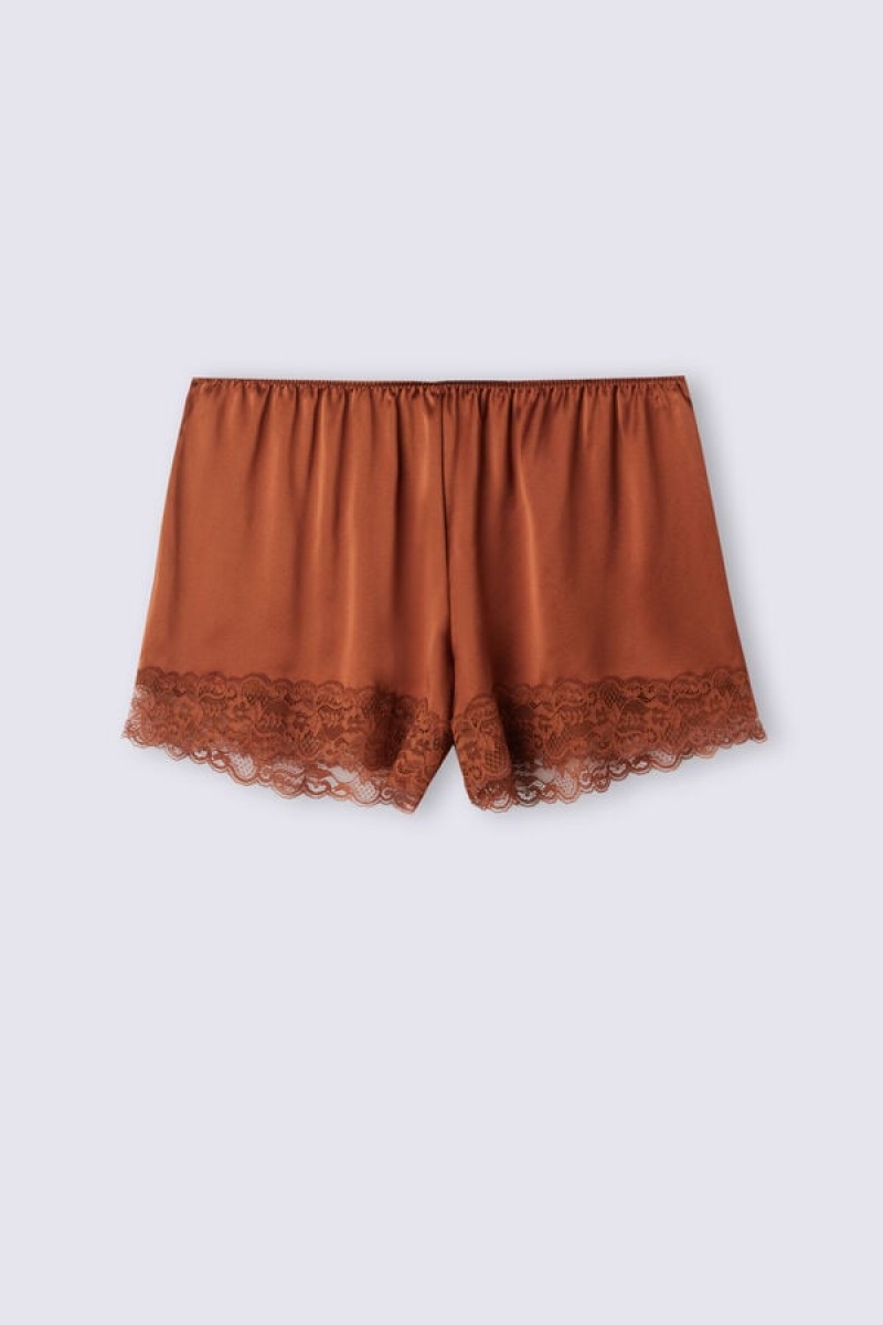 Intimissimi Silk Shorts Narančaste | SN-ITMSM58372