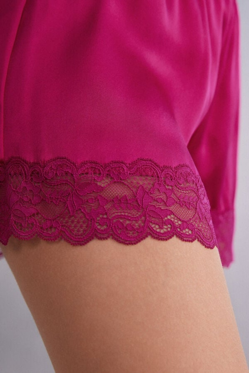 Intimissimi Silk Shorts Roze | SN-ITMSM58377