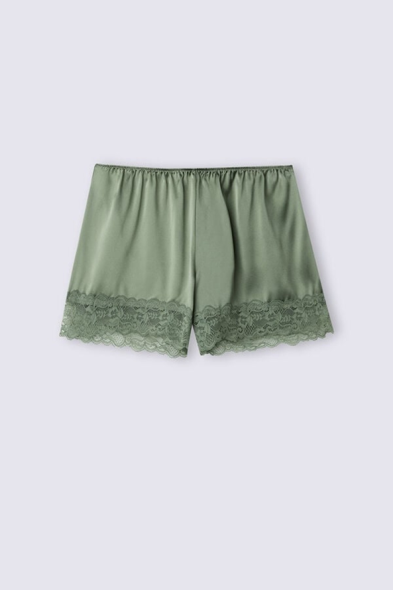 Intimissimi Silk Shorts Zelene | SN-ITMSM58373