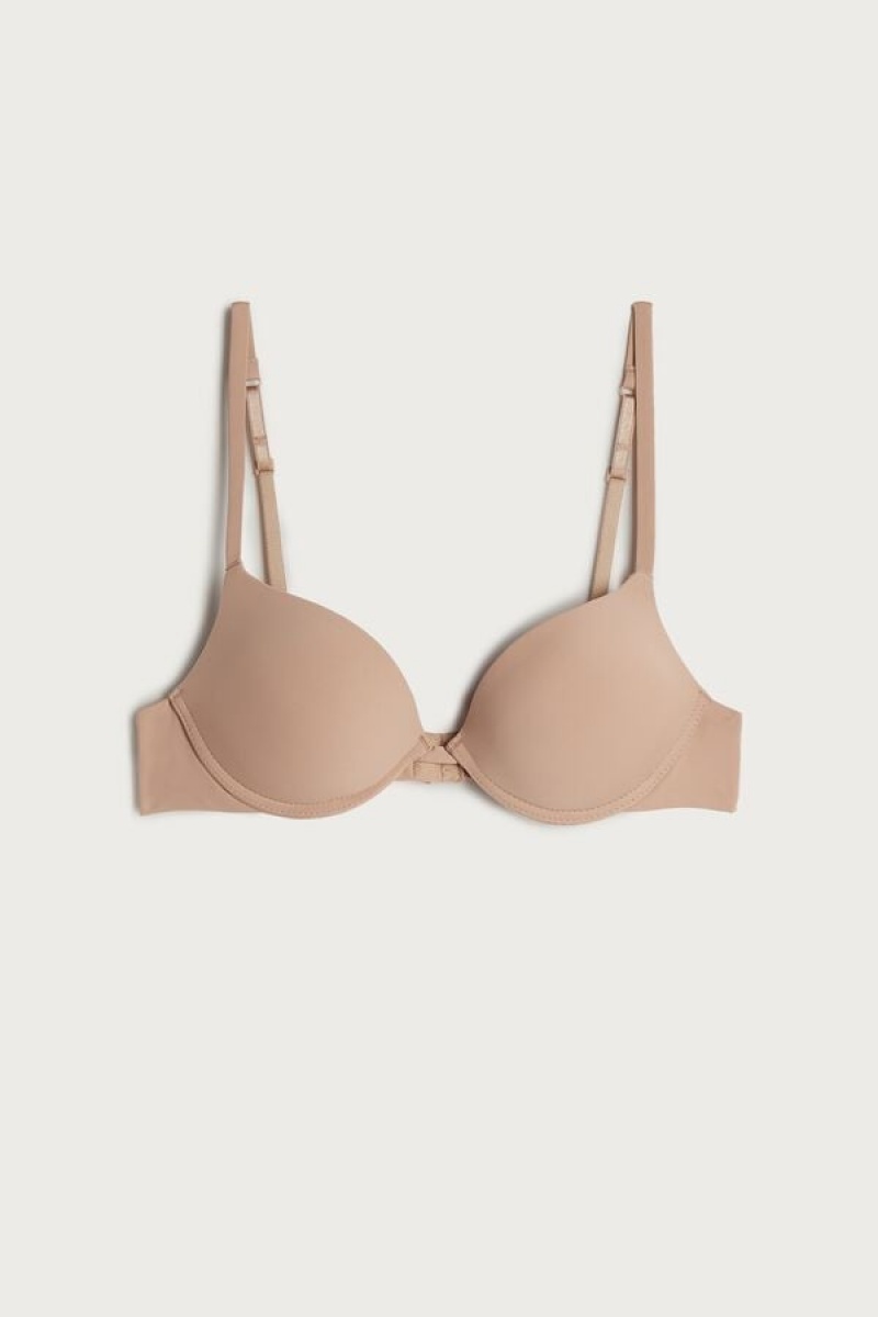 Intimissimi Simona Microfiber Super Push-up Bra Bež | SN-ITMSM56721