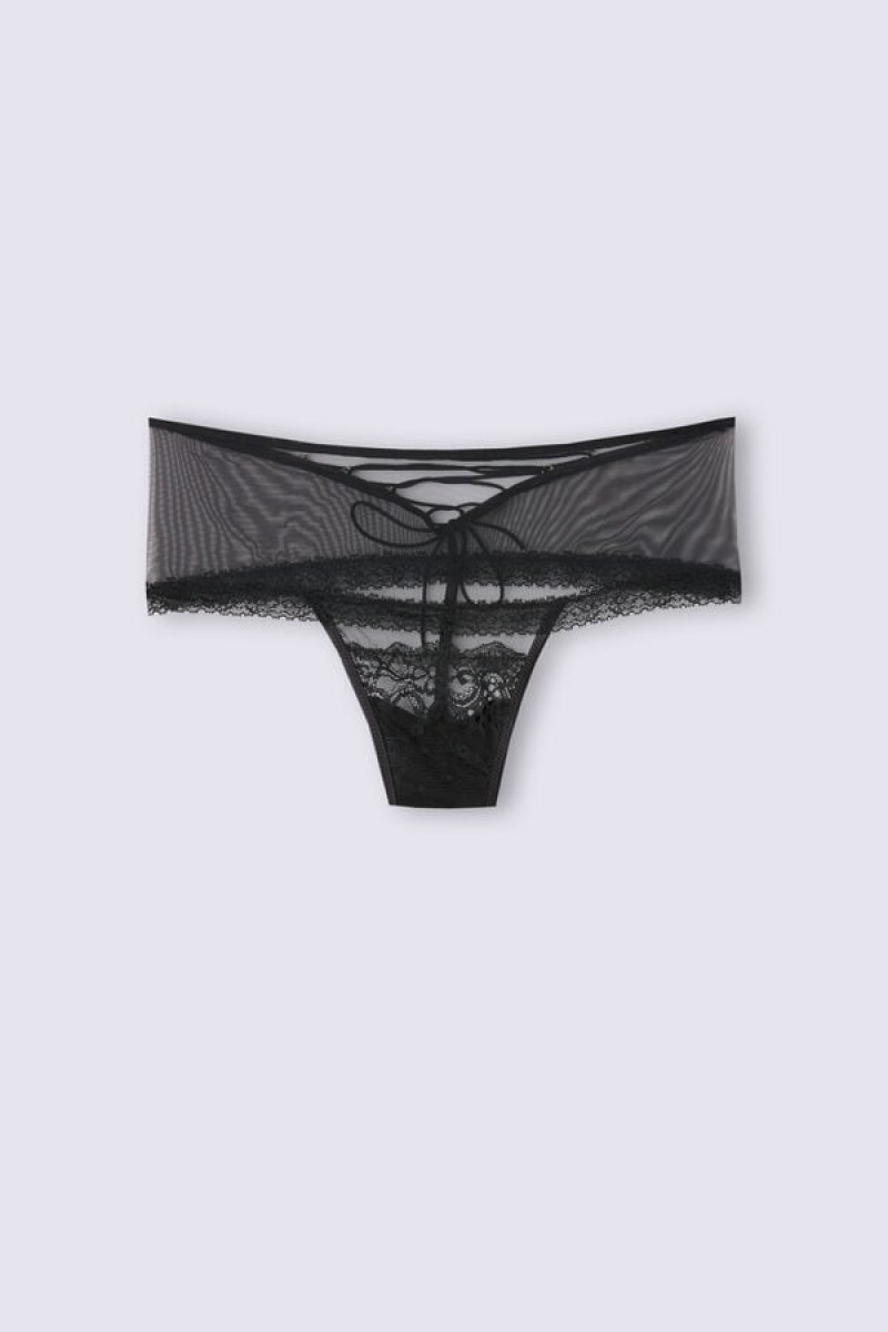 Intimissimi Sinful Fantasies Hipster Brazilian Crne | SN-ITMSM57696