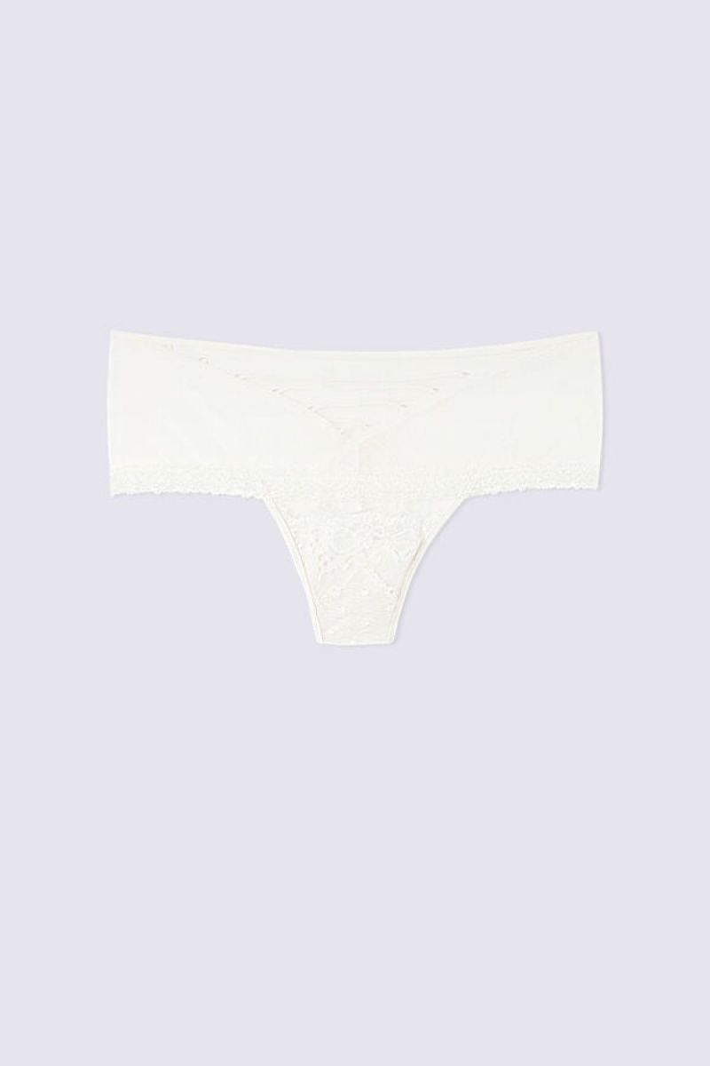 Intimissimi Sinful Fantasies Hipster Brazilian Bijele | SN-ITMSM57697