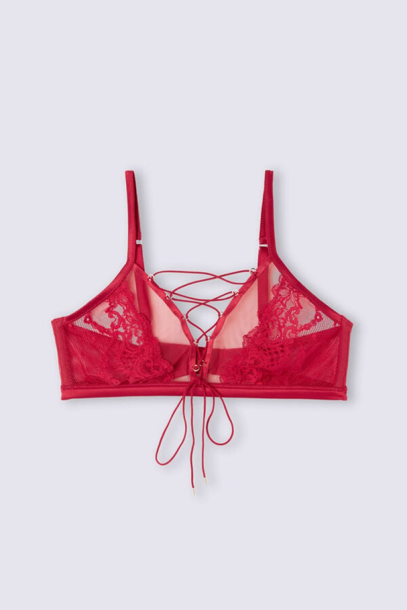 Intimissimi Sinful Fantasies Triangle Bra Crvene | SN-ITMSM56875