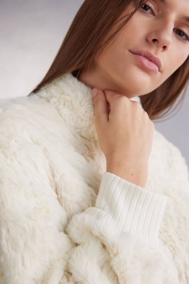 Intimissimi Snowing Around Fleece Bomber Bež | SN-ITMSM58439