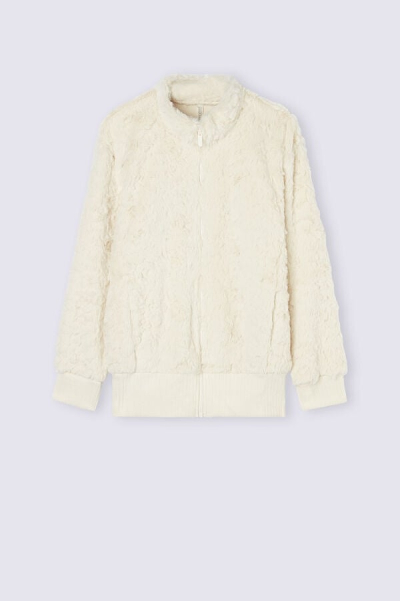 Intimissimi Snowing Around Fleece Bomber Bež | SN-ITMSM58439