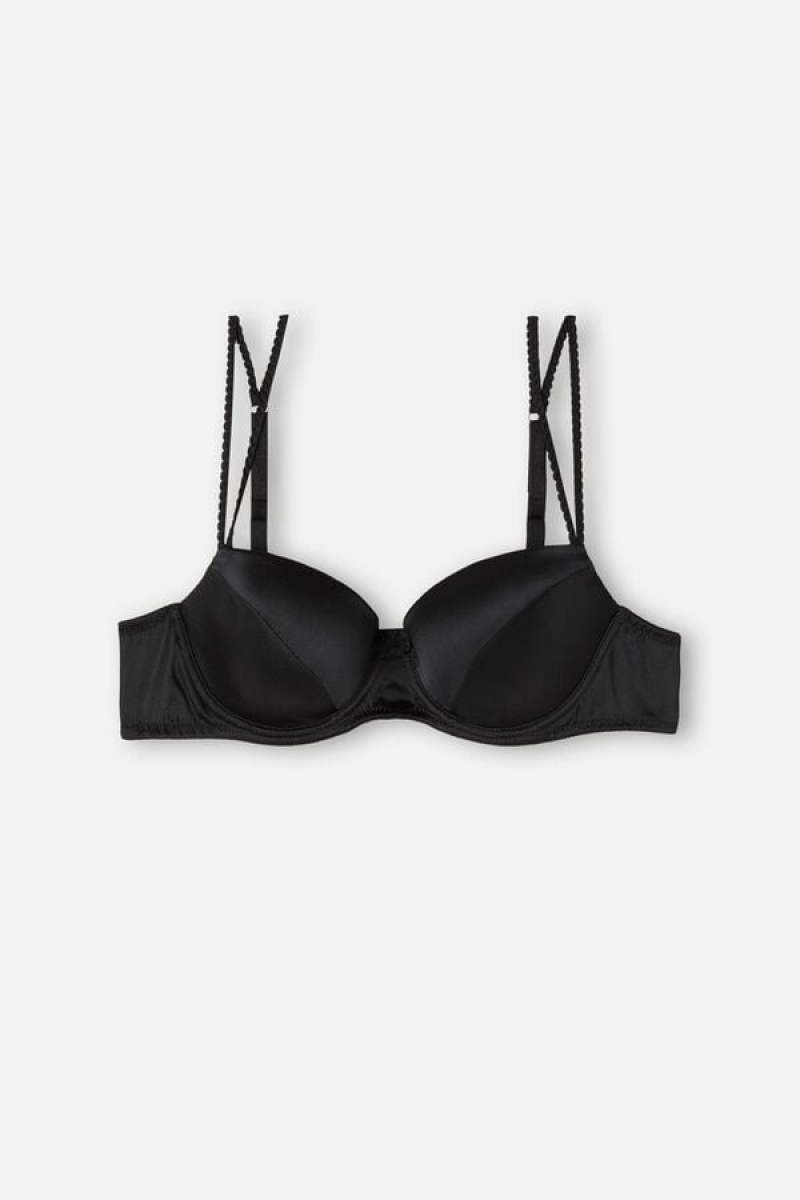 Intimissimi Sofia Balconette Bra In Silk | SN-ITMSM57236