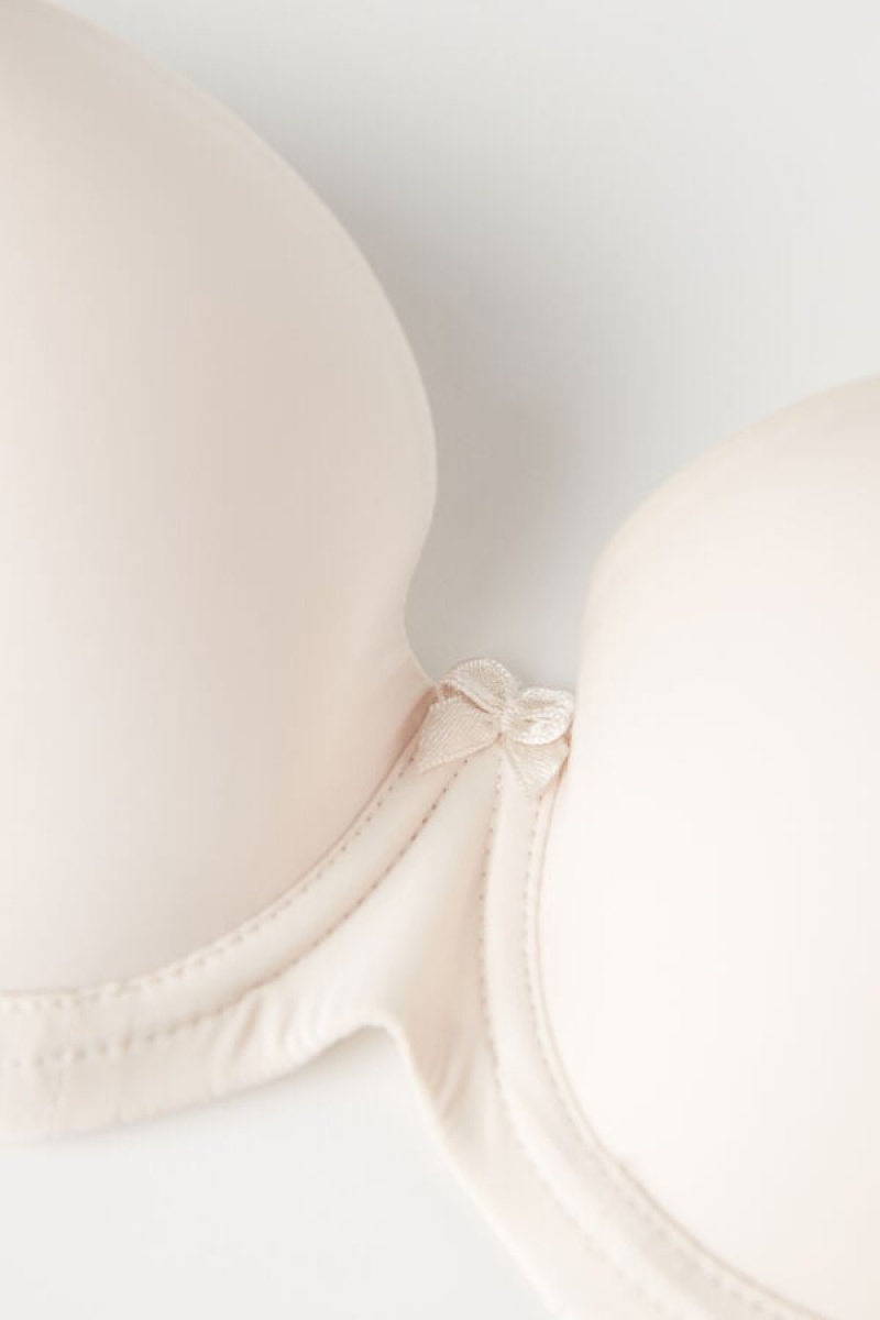 Intimissimi Sofia Balconette Bra In Ultralight Microfiber Bež | SN-ITMSM56474