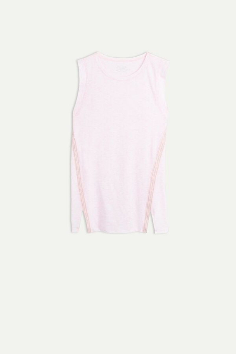 Intimissimi Sporty Cotton Camisole In Supima® Ultrafresh Cotton Roze | SN-ITMSM58323