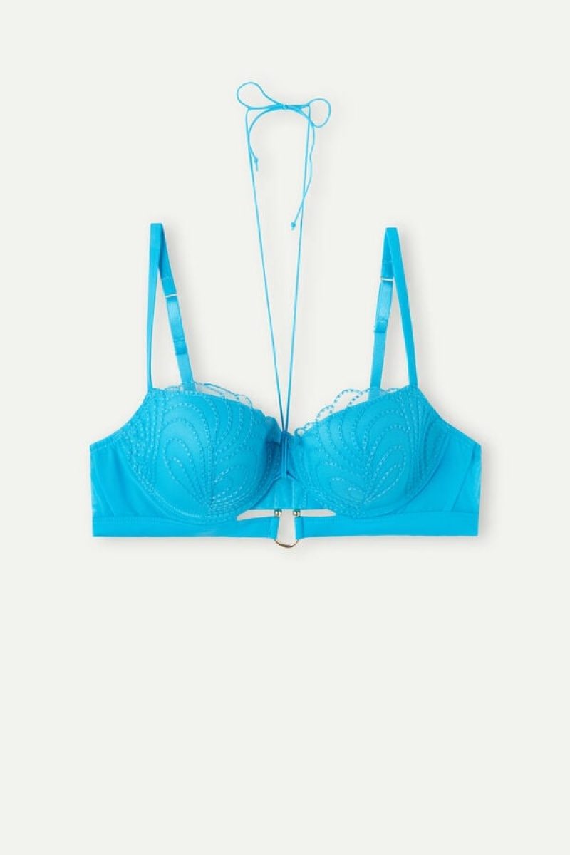 Intimissimi Steal The Show Sofia Balconette Bra Plave | SN-ITMSM56505