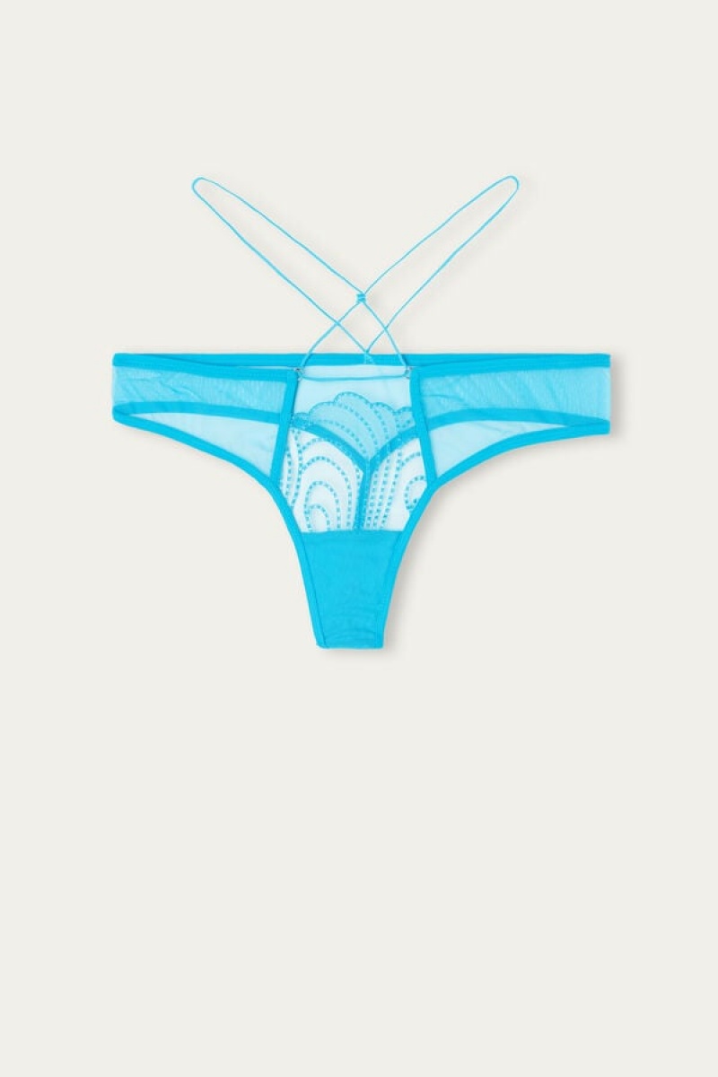 Intimissimi Steal The Show Thong Plave | SN-ITMSM57730