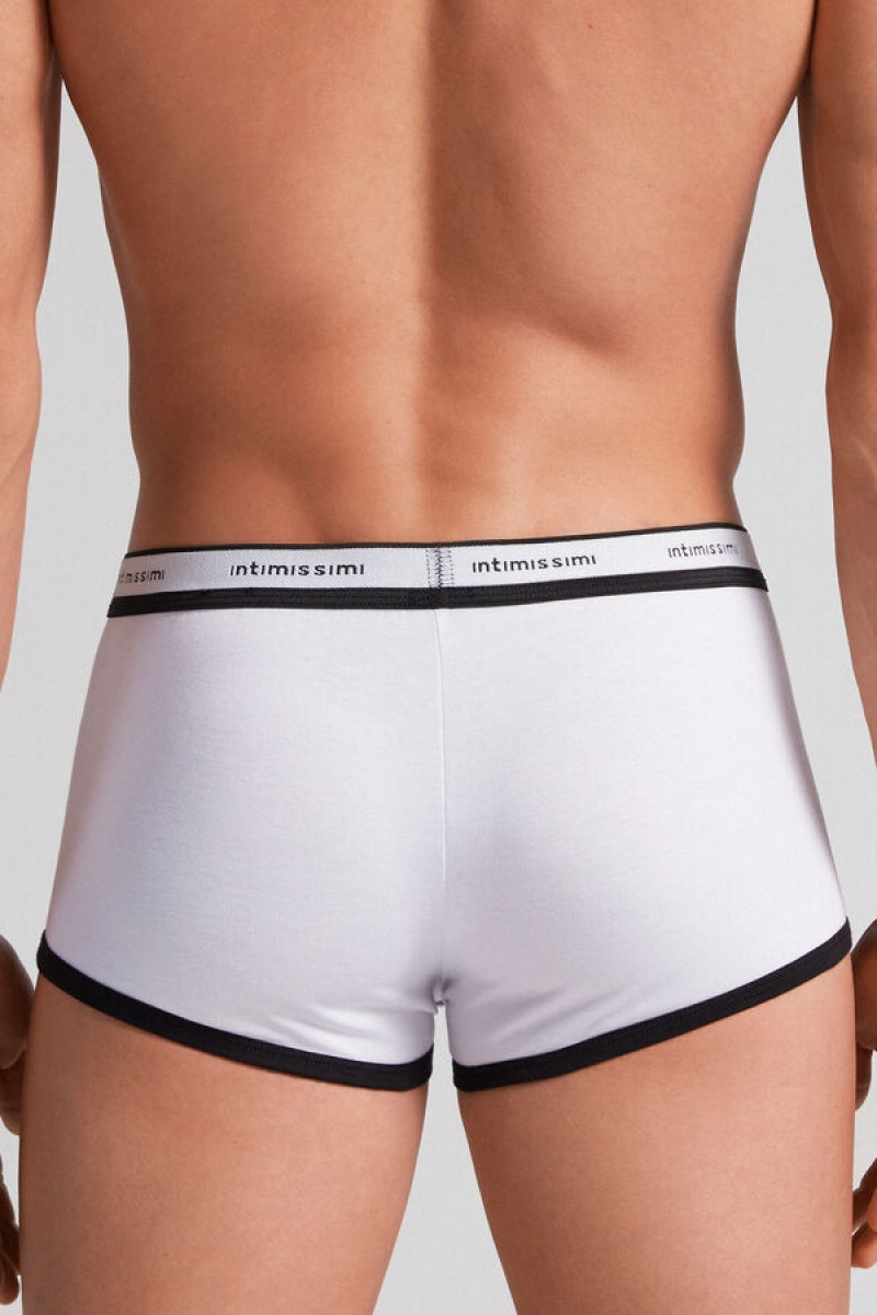 Intimissimi Stretch Supima® Cotton Boxer Shorts With Logo Detail Visebojne | SN-ITMSM58459