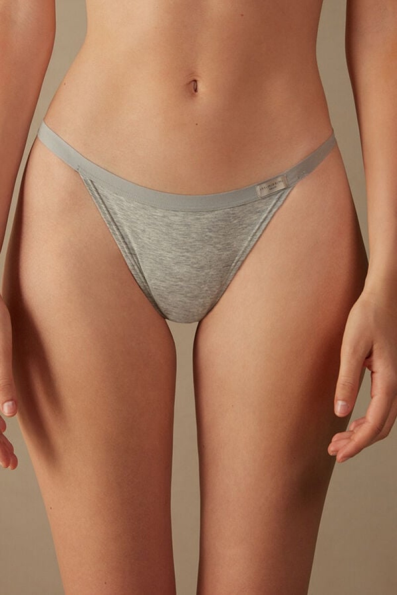 Intimissimi String Thong In Cotton Sive | SN-ITMSM57727