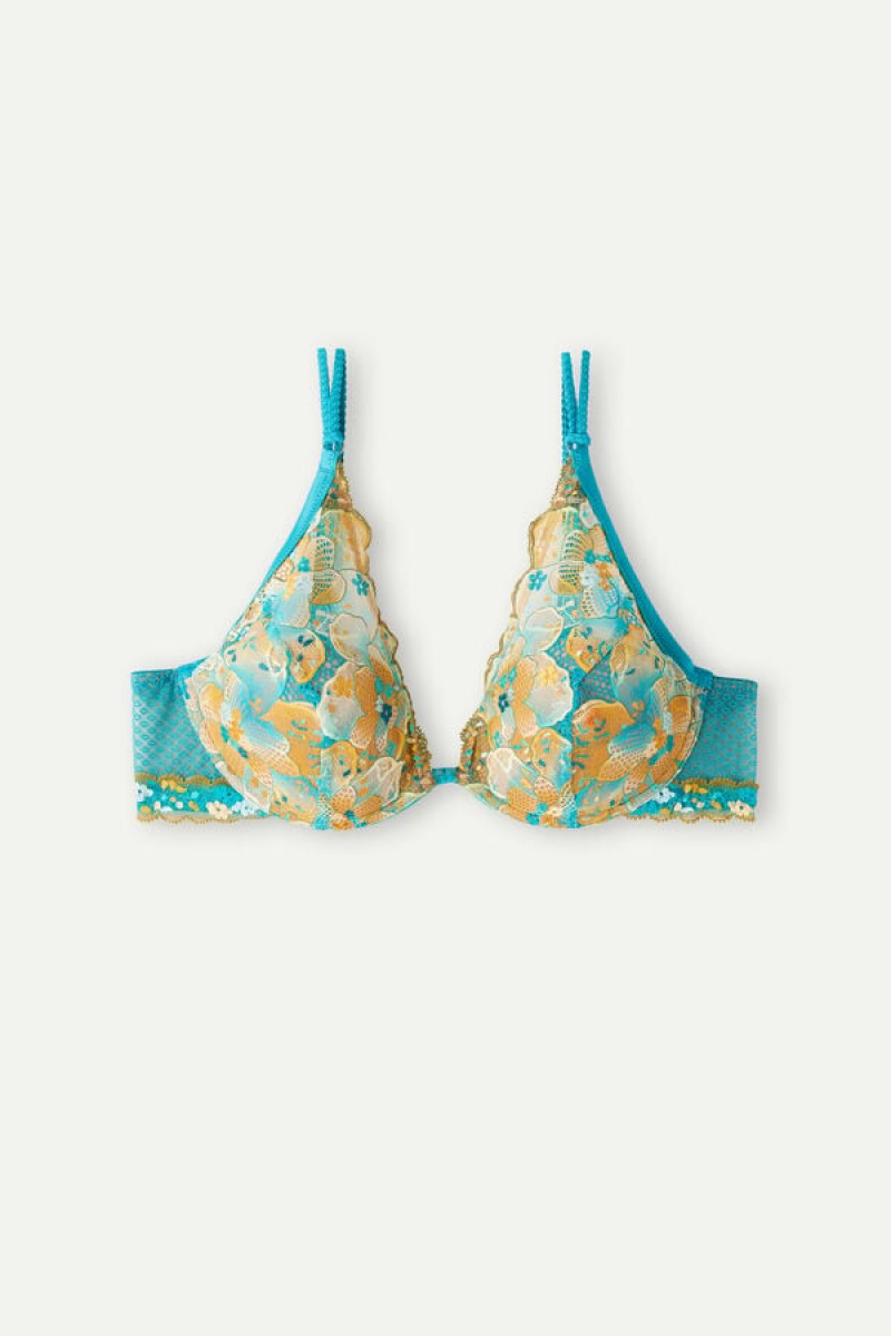 Intimissimi Summer Vibes Elena Balconette Bra Plave | SN-ITMSM56534