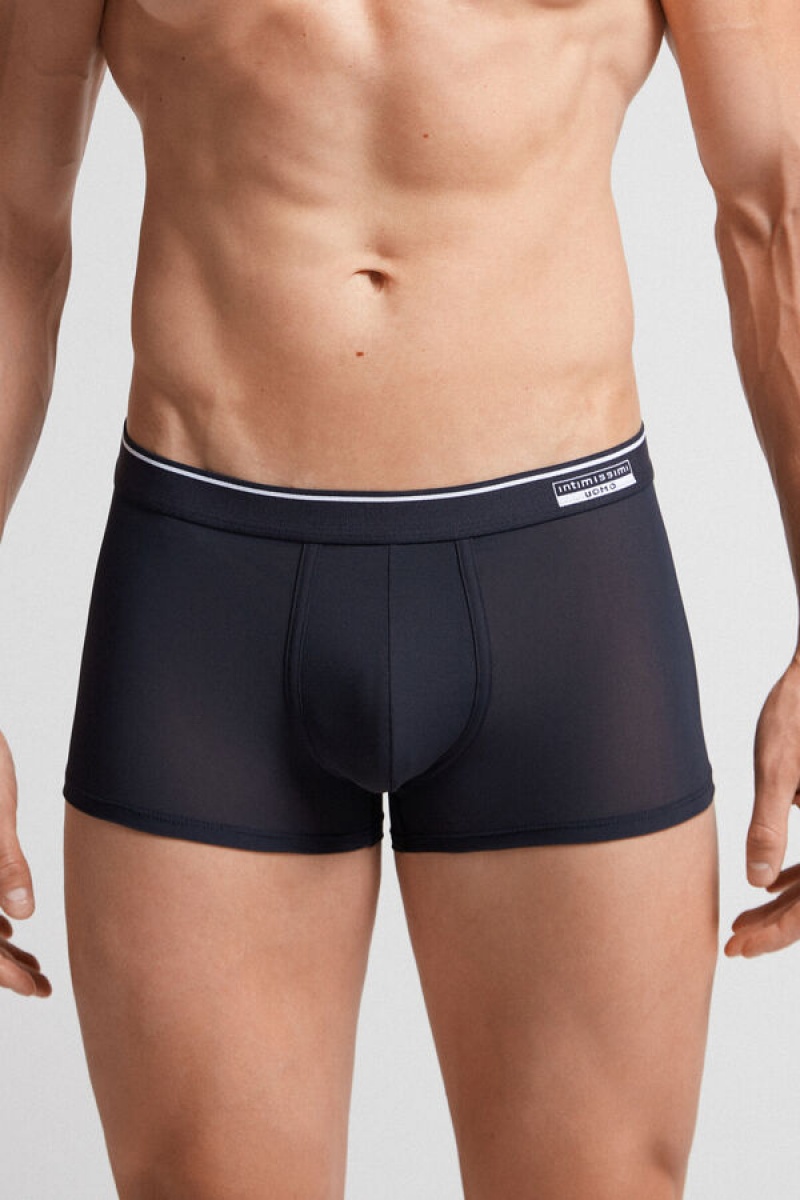 Intimissimi Super Fresh Micro-mesh Boxers Plave | SN-ITMSM58475