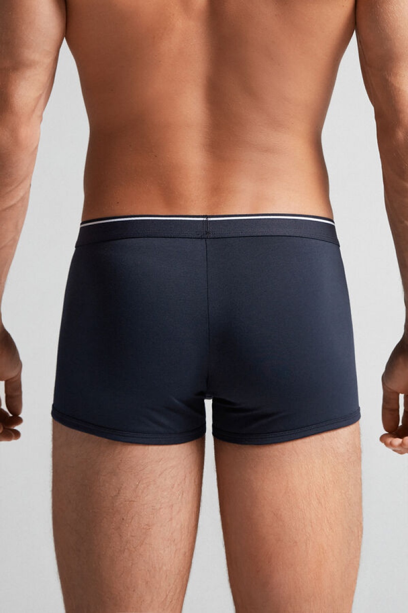 Intimissimi Supima® Cotton Boxers Plave | SN-ITMSM58479