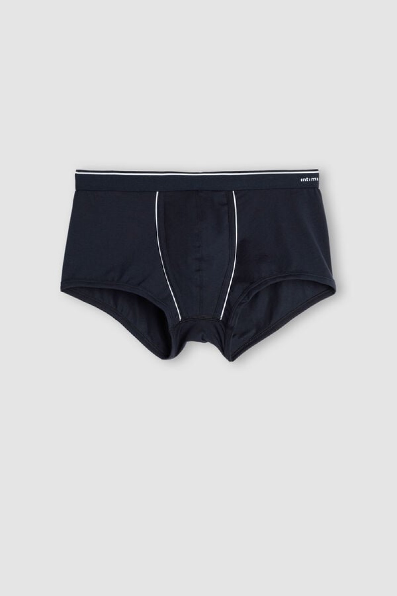 Intimissimi Supima® Cotton Boxers Plave | SN-ITMSM58479