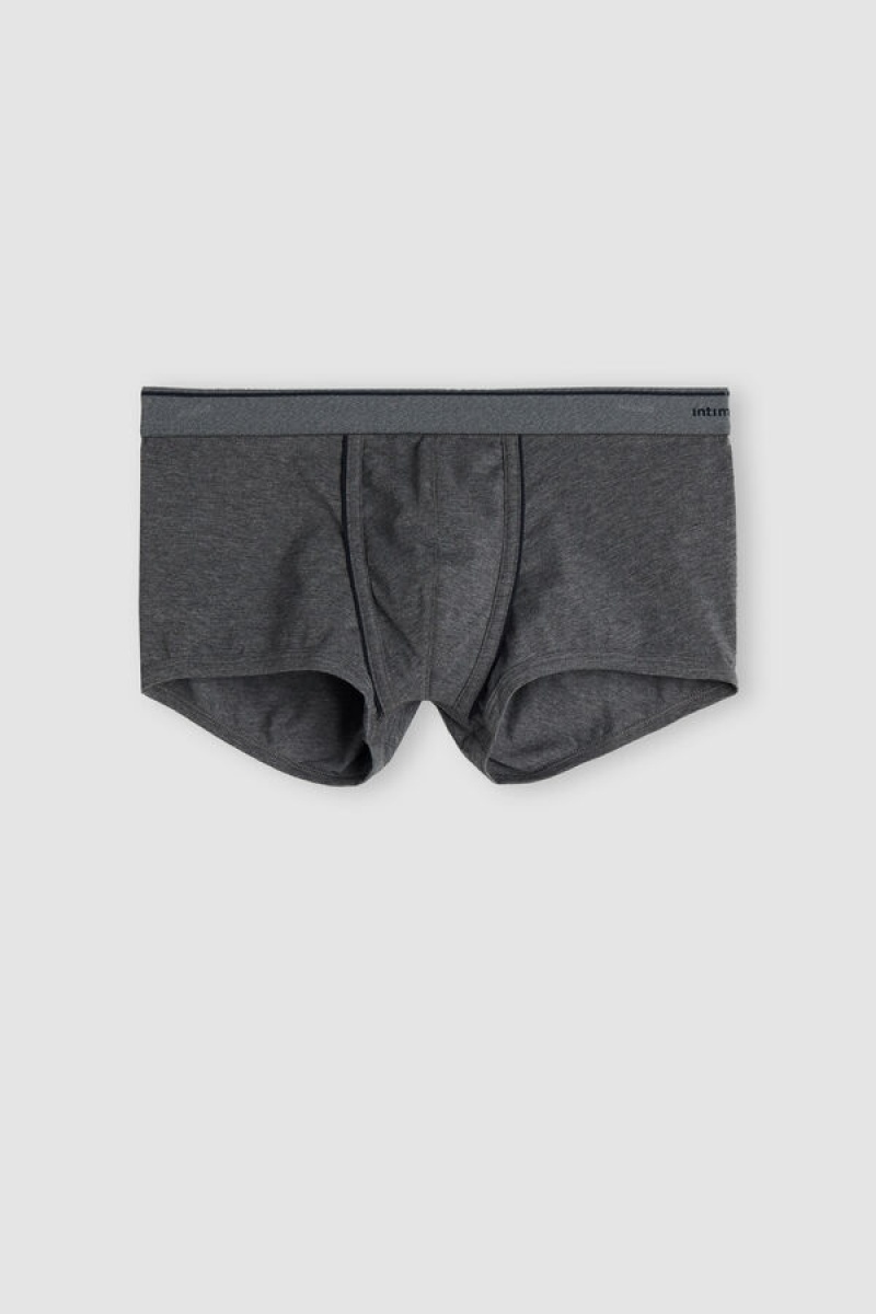 Intimissimi Supima® Cotton Boxers Tamno Sive | SN-ITMSM58462