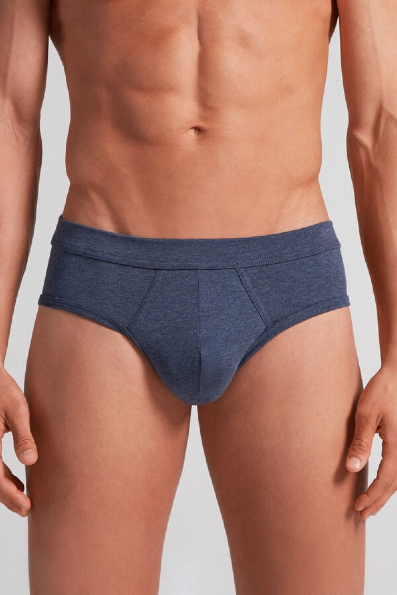 Intimissimi Supima® Cotton Briefs Plave | SN-ITMSM58541