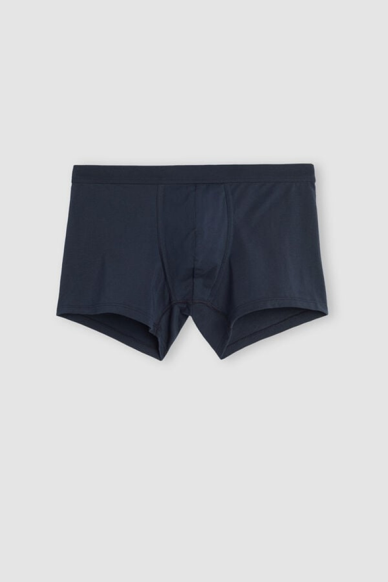 Intimissimi Supima® Cotton Loose Fit Boxers Plave | SN-ITMSM58514