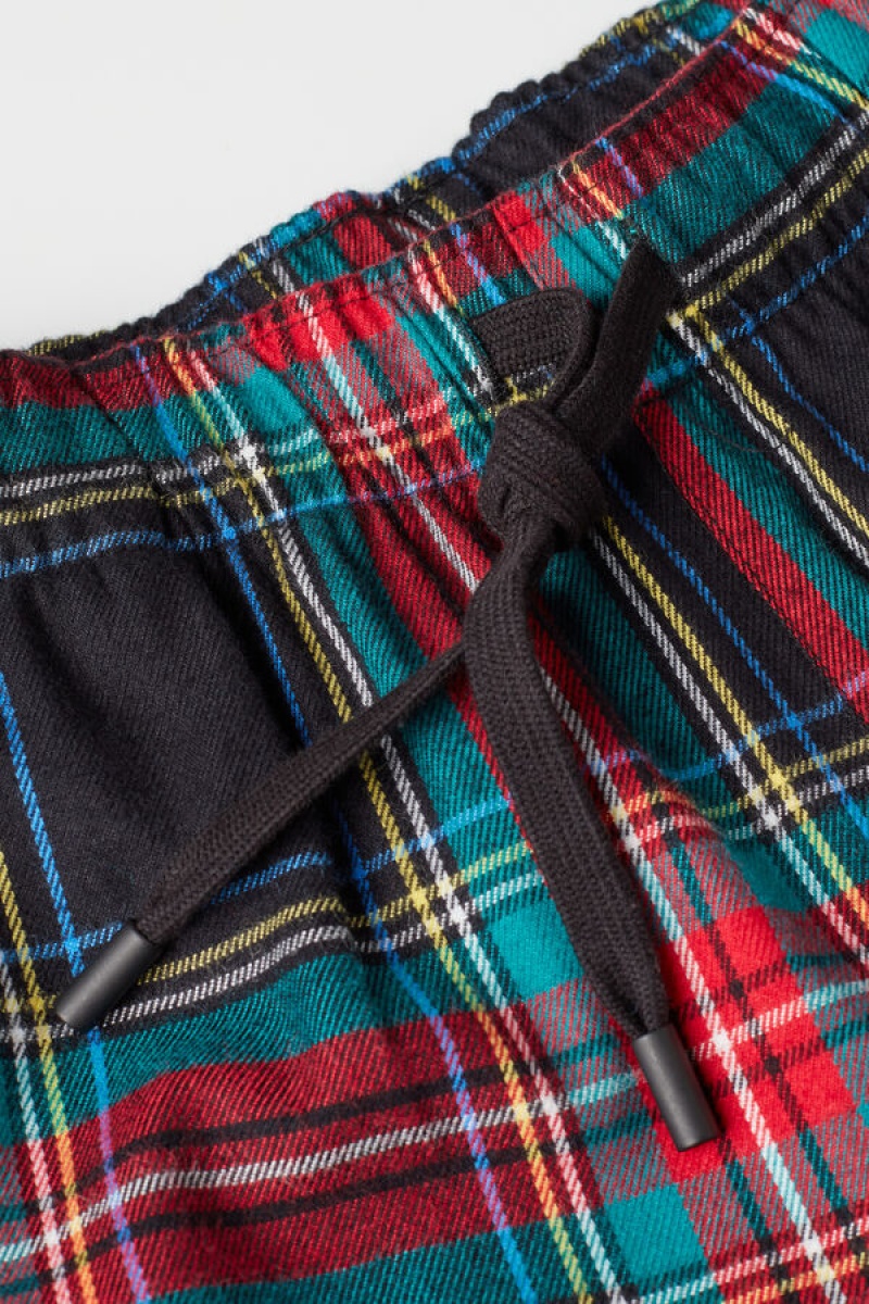 Intimissimi Tartan Full Length Pants In Brushed Cloth Visebojne | SN-ITMSM58699