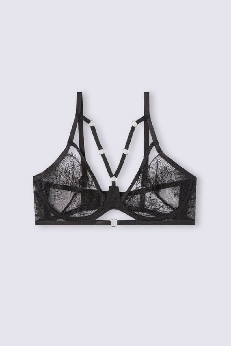 Intimissimi The Game Of Seduction Balconette Bra Crne | SN-ITMSM56584