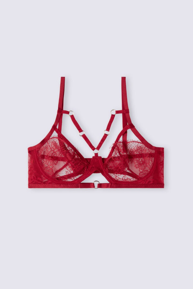 Intimissimi The Game Of Seduction Balconette Bra Crvene | SN-ITMSM56599