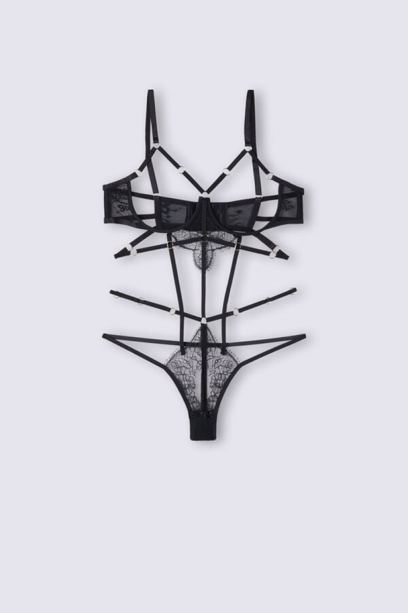 Intimissimi The Game Of Seduction Bodysuit Crne | SN-ITMSM57878