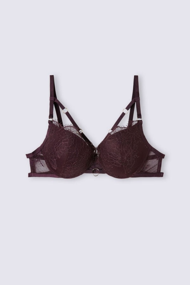 Intimissimi The Game Of Seduction Simona Push-up Bra Ljubičaste | SN-ITMSM56796