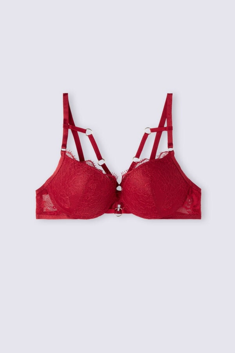 Intimissimi The Game Of Seduction Simona Push-up Bra Crvene | SN-ITMSM56805