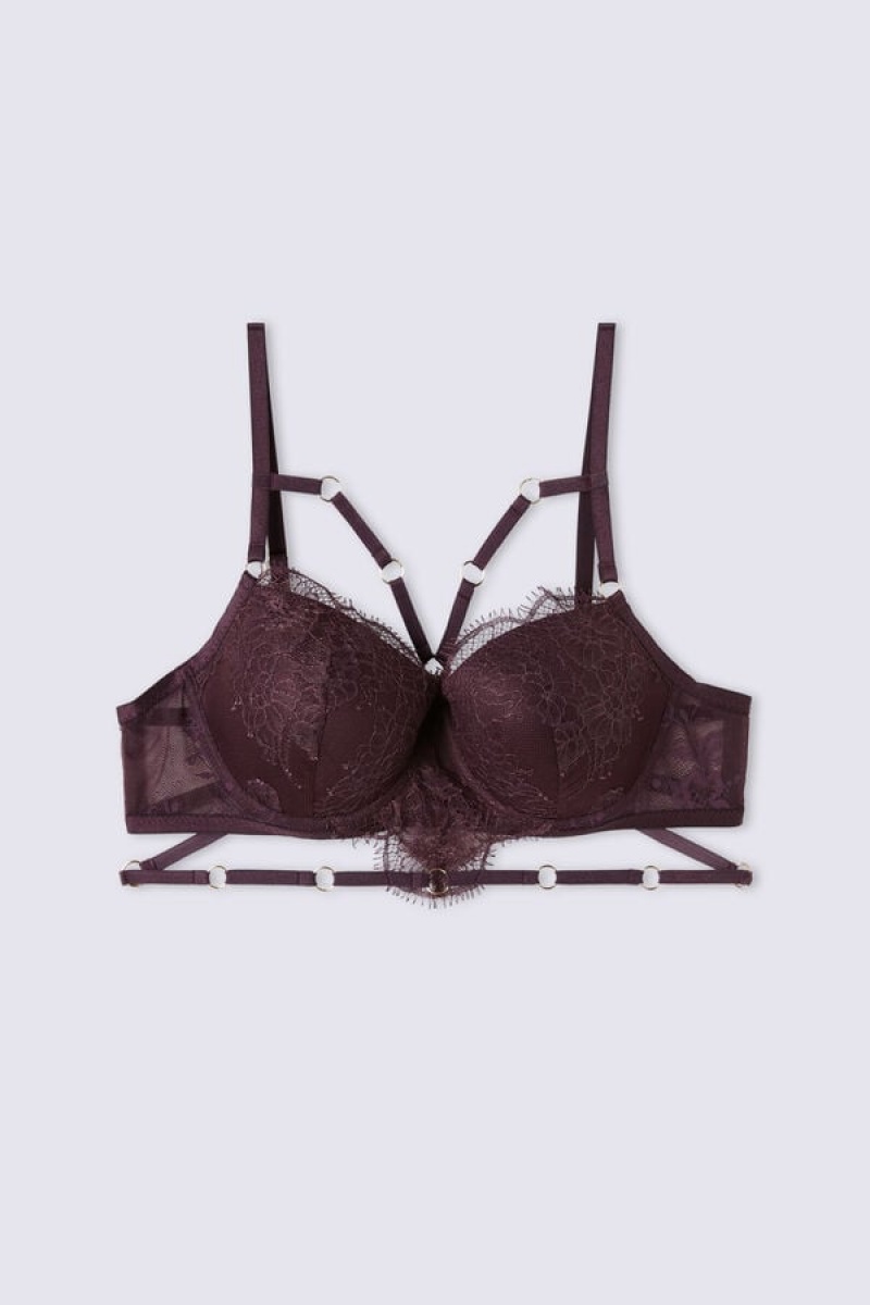 Intimissimi The Game Of Seduction Sofia Balconette Bustier Ljubičaste | SN-ITMSM57857