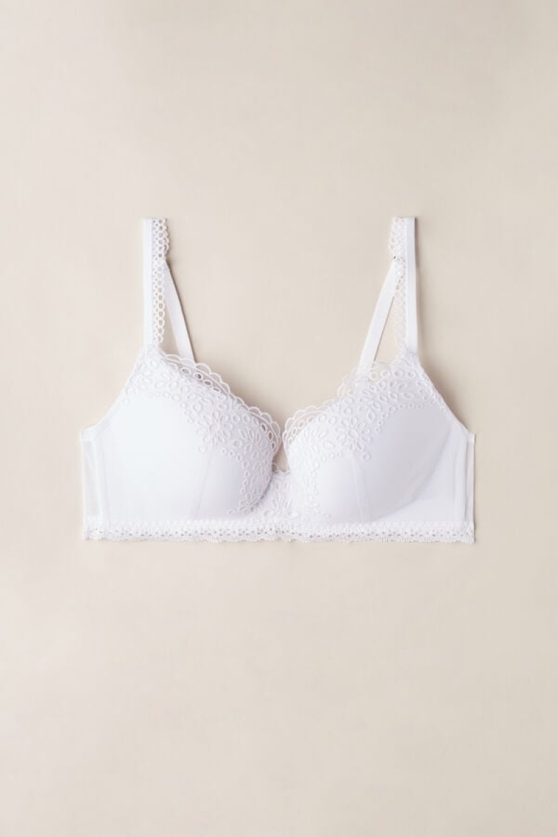 Intimissimi Timeless Simplicity Adele Triangle Bra Bijele | SN-ITMSM56672