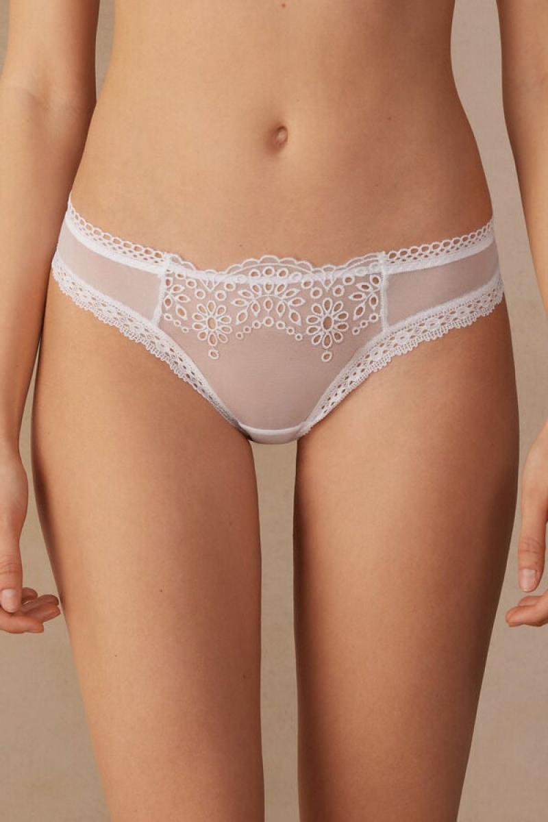 Intimissimi Timeless Simplicity Brazilian Bijele | SN-ITMSM57468