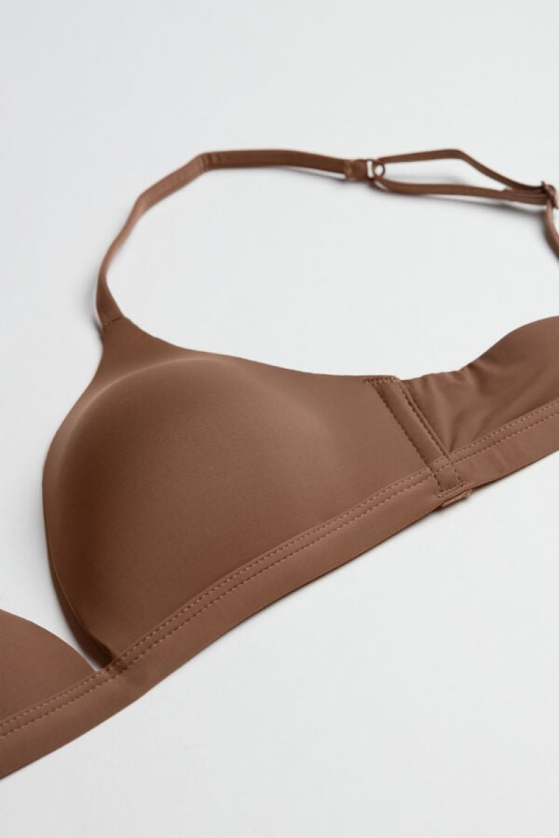 Intimissimi Tiziana Microfiber Triangle Bra Bež | SN-ITMSM56633