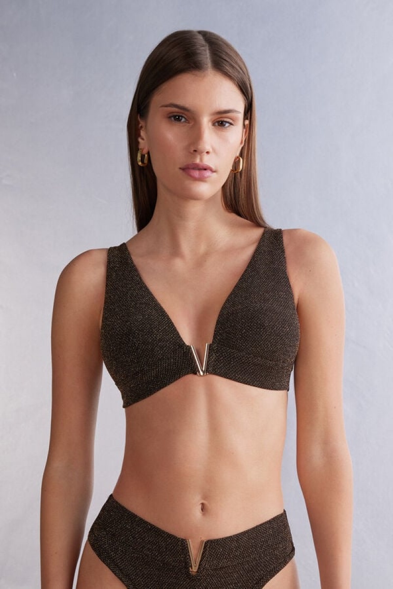 Intimissimi Twinkle Twinkle Little Star Triangle Bra Crne | SN-ITMSM56700