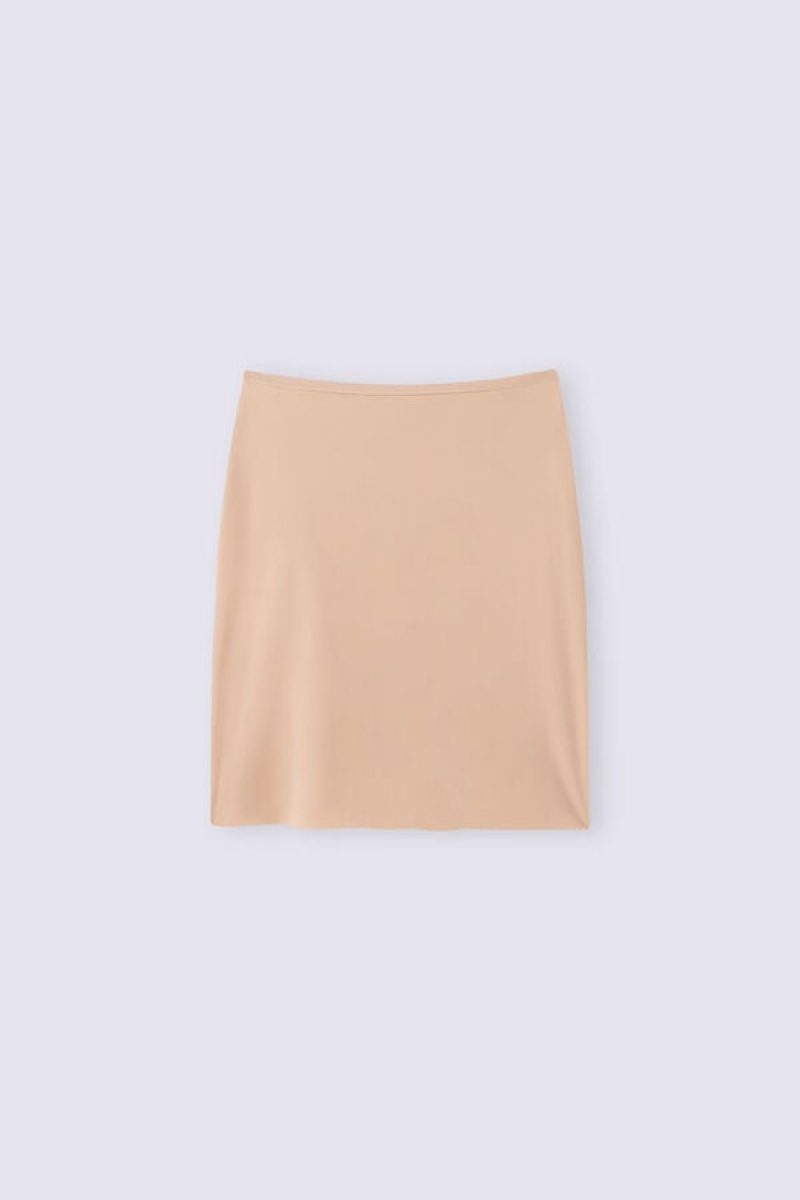 Intimissimi Ultralight Microfiber Skirt Bež | SN-ITMSM57836