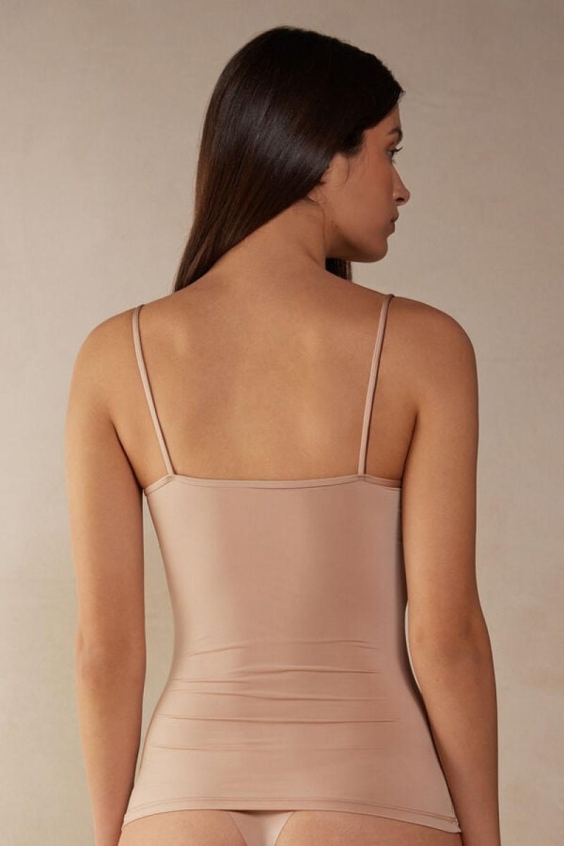 Intimissimi Ultralight Microfiber Top Bež | SN-ITMSM57994