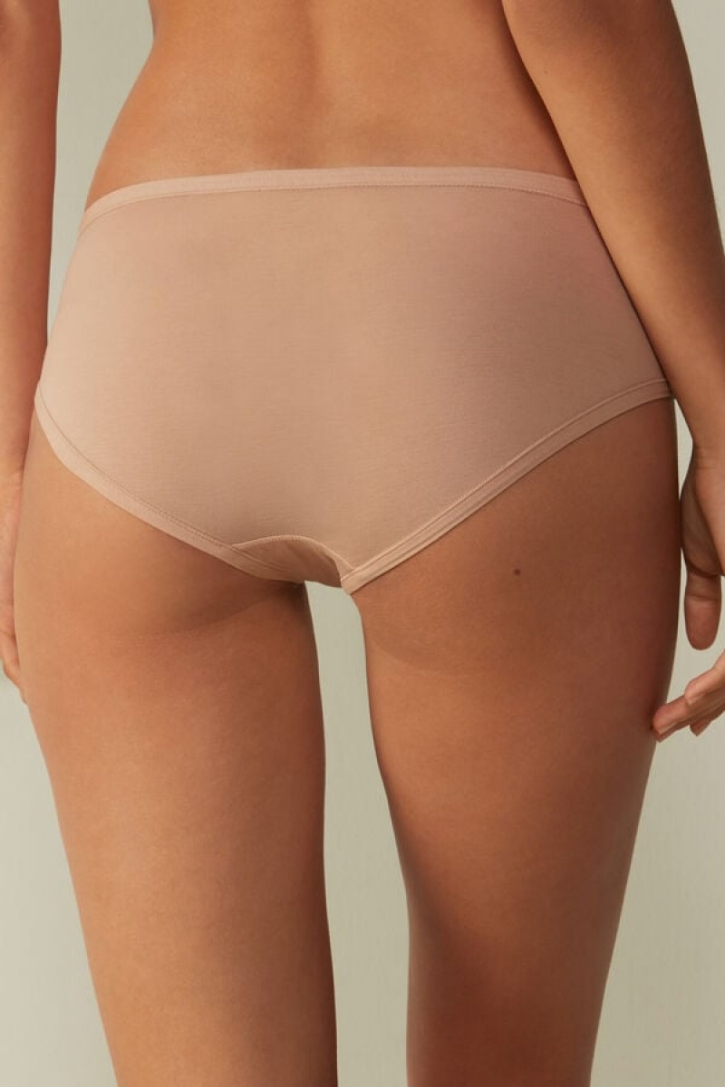 Intimissimi Ultralight Supima® Cotton Briefs Bež | SN-ITMSM57538