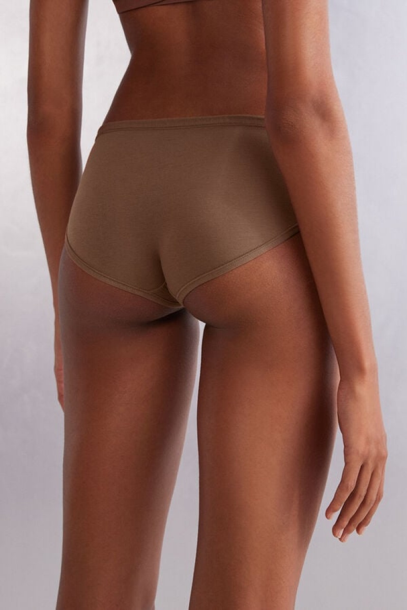 Intimissimi Ultralight Supima® Cotton Briefs Bež | SN-ITMSM57539